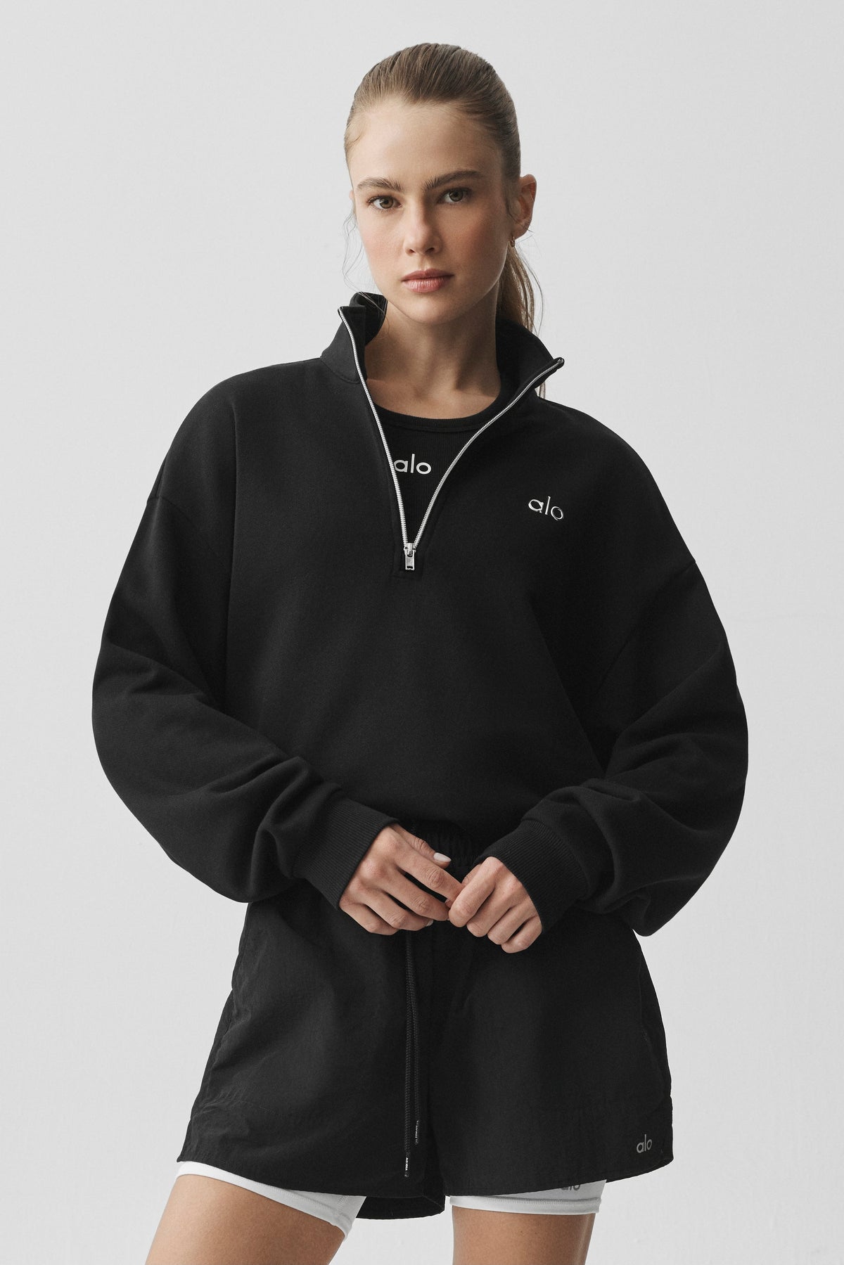 Accolade 1/4 Zip Pullover - Black - 3