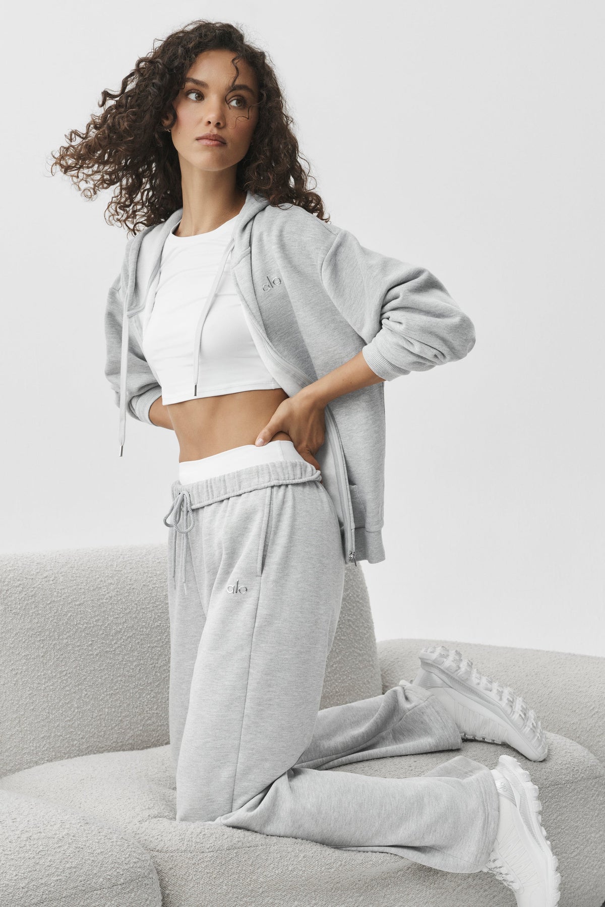 Accolade Full Zip Hoodie - Athletic Heather Grey - 5