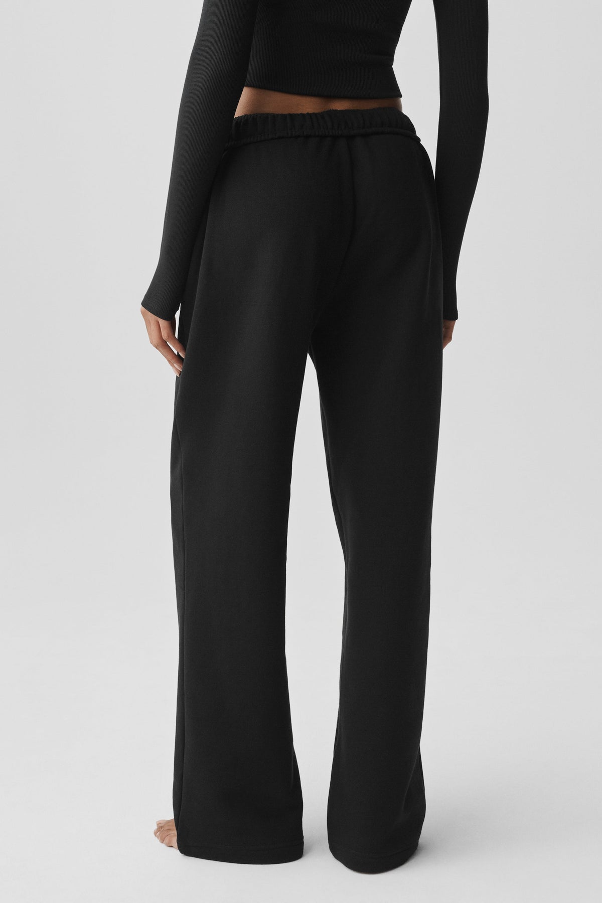 Accolade Straight Leg Sweatpant - Black - 2